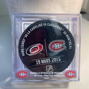 NHL Montreal Canadiens Authenticity Certificate with Logo